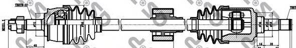 GSP 217033 Приводний вал
