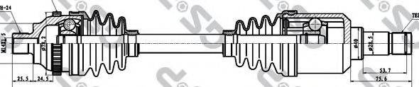 GSP 299190 Приводний вал