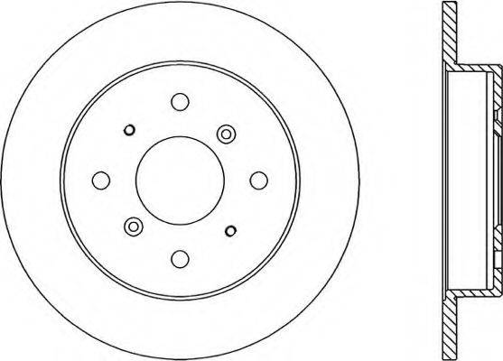 OPEN PARTS BDR105610 гальмівний диск