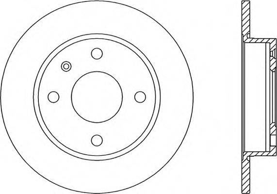 OPEN PARTS BDR117510 гальмівний диск