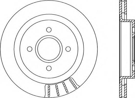 OPEN PARTS BDR117820 гальмівний диск