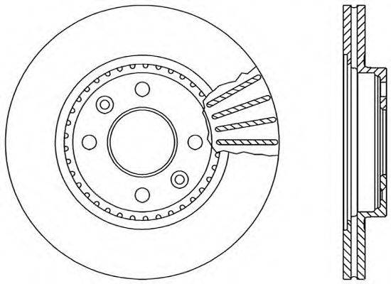 OPEN PARTS BDR146220 гальмівний диск