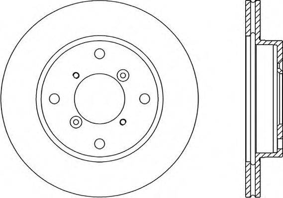 OPEN PARTS BDR150220 гальмівний диск