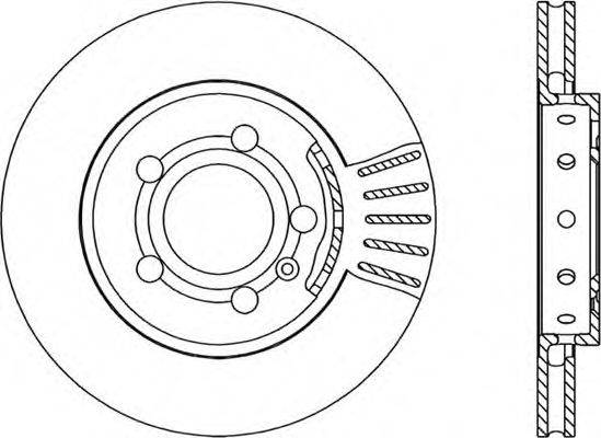 OPEN PARTS BDR174620 гальмівний диск