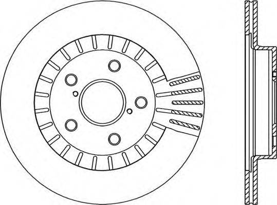 OPEN PARTS BDR183820 гальмівний диск