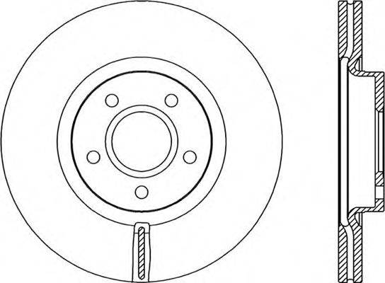 OPEN PARTS BDR215320 гальмівний диск