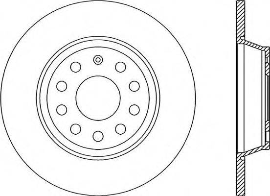 OPEN PARTS BDR226310 гальмівний диск