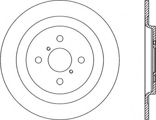 OPEN PARTS BDR233910 гальмівний диск