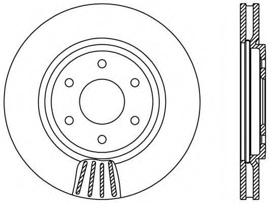 OPEN PARTS BDR237520 гальмівний диск