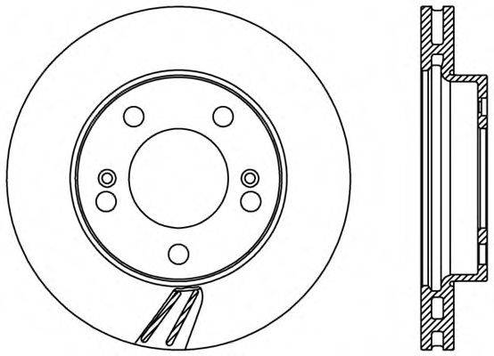 OPEN PARTS BDR237620 гальмівний диск