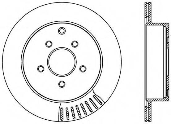 OPEN PARTS BDR240220 гальмівний диск