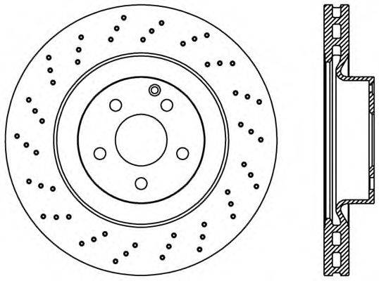 OPEN PARTS BDR242025 гальмівний диск