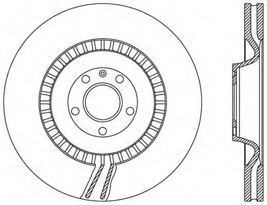 OPEN PARTS BDR247520 гальмівний диск