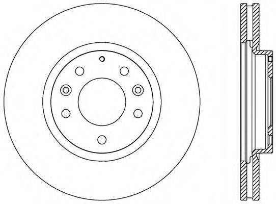 OPEN PARTS BDR249320 гальмівний диск