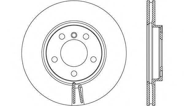 OPEN PARTS BDR261020 гальмівний диск