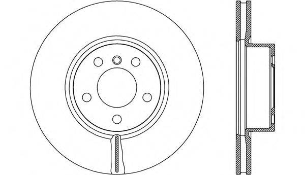 OPEN PARTS BDR262920 гальмівний диск