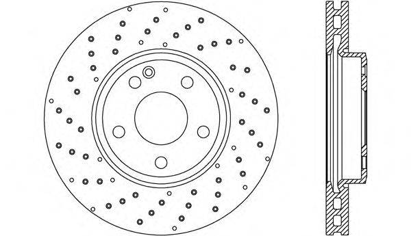 OPEN PARTS BDR264520 гальмівний диск