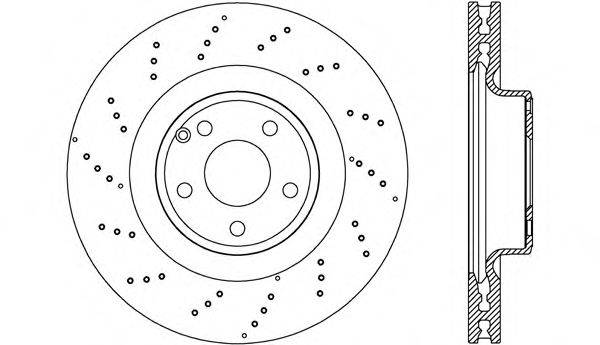 OPEN PARTS BDR268220 гальмівний диск