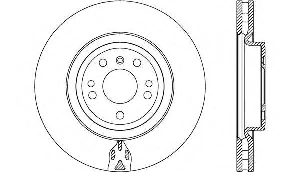 OPEN PARTS BDR269620 гальмівний диск