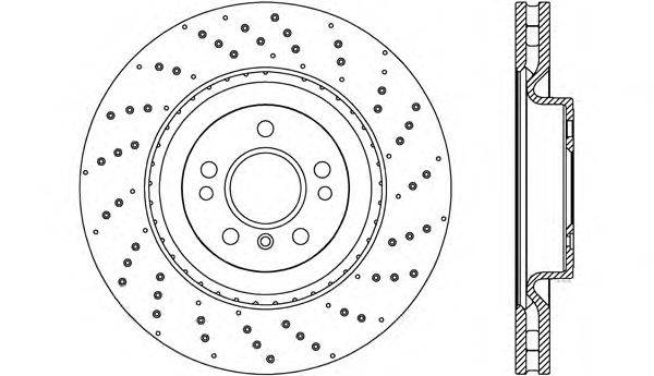 OPEN PARTS BDR269720 гальмівний диск