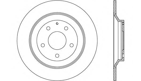 OPEN PARTS BDR270510 гальмівний диск