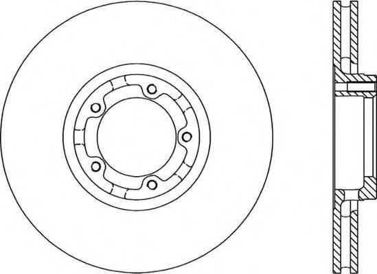 OPEN PARTS BDA118320 гальмівний диск