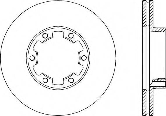 OPEN PARTS BDA139820 гальмівний диск