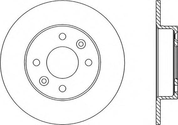 OPEN PARTS BDA144710 гальмівний диск