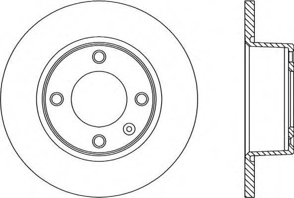 OPEN PARTS BDA175910 гальмівний диск