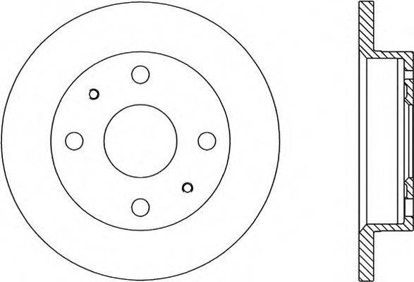 OPEN PARTS BDA176210 гальмівний диск