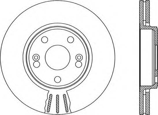 OPEN PARTS BDA187920 гальмівний диск