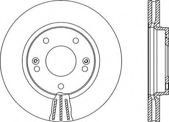 OPEN PARTS BDA213820 гальмівний диск