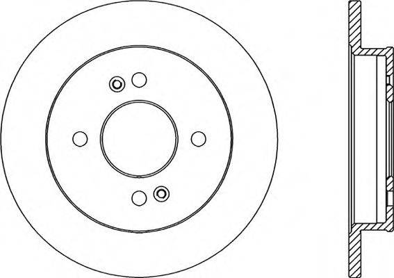 OPEN PARTS BDA218410 гальмівний диск