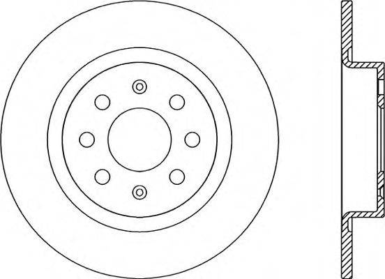 OPEN PARTS BDA224910 гальмівний диск