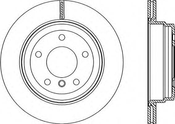 OPEN PARTS BDA227820 гальмівний диск