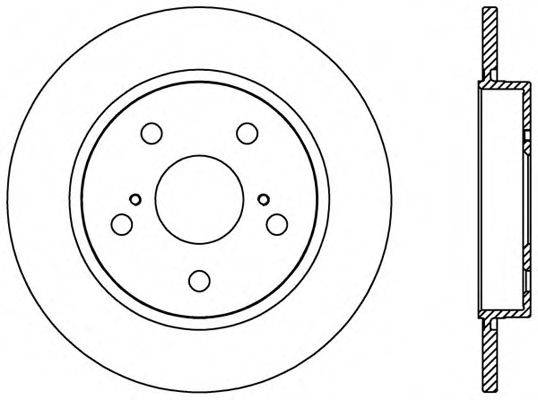 OPEN PARTS BDA237810 гальмівний диск