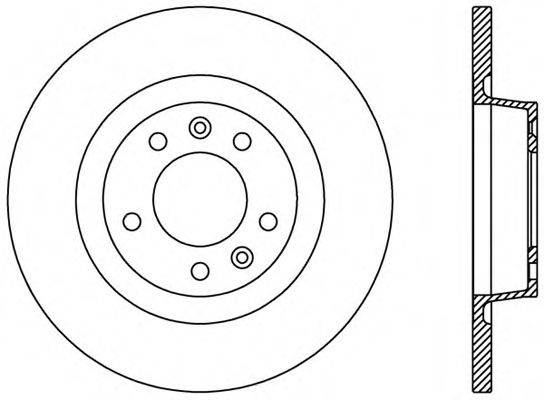 OPEN PARTS BDA238210 гальмівний диск