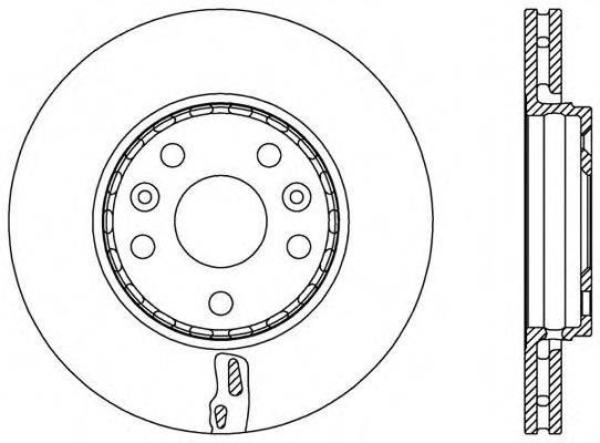 OPEN PARTS BDA252920 гальмівний диск