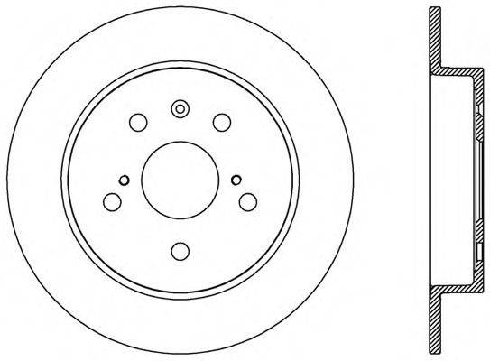 OPEN PARTS BDA256610 гальмівний диск