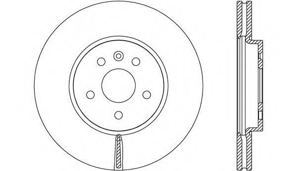 OPEN PARTS BDA271620 гальмівний диск