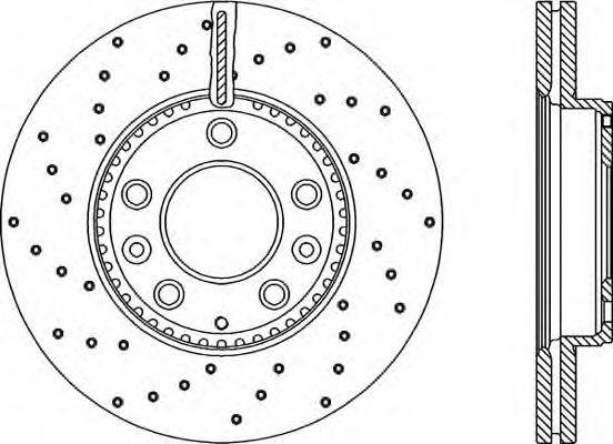 OPEN PARTS BDRS213525 гальмівний диск