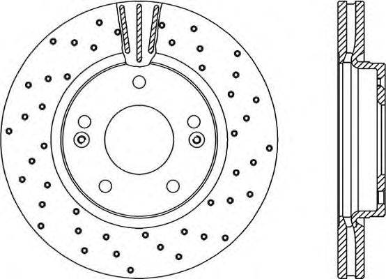 OPEN PARTS BDRS213825 гальмівний диск