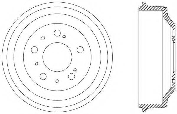 OPEN PARTS BAD902410 Гальмівний барабан