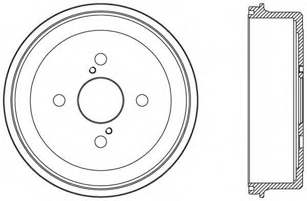OPEN PARTS BAD905310 Гальмівний барабан