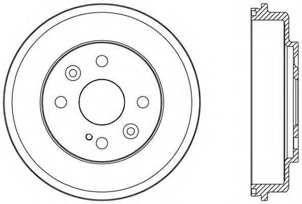 OPEN PARTS BAD908510 Гальмівний барабан