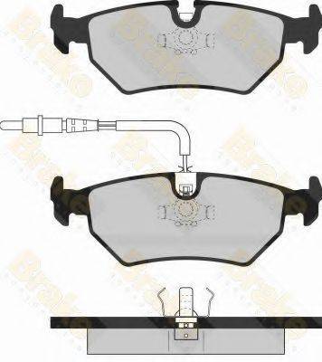 BRAKE ENGINEERING PA1064 Комплект гальмівних колодок, дискове гальмо