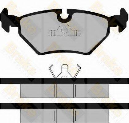 BRAKE ENGINEERING PA484 Комплект гальмівних колодок, дискове гальмо