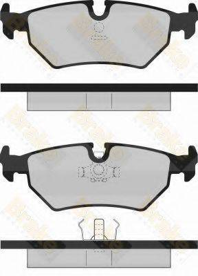 BRAKE ENGINEERING PA707 Комплект гальмівних колодок, дискове гальмо