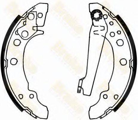 BRAKE ENGINEERING SH1166 Комплект гальмівних колодок