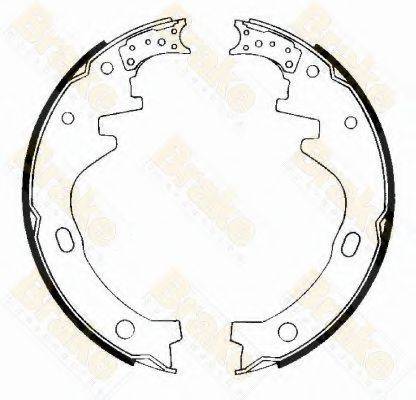 BRAKE ENGINEERING SH1259 Комплект гальмівних колодок